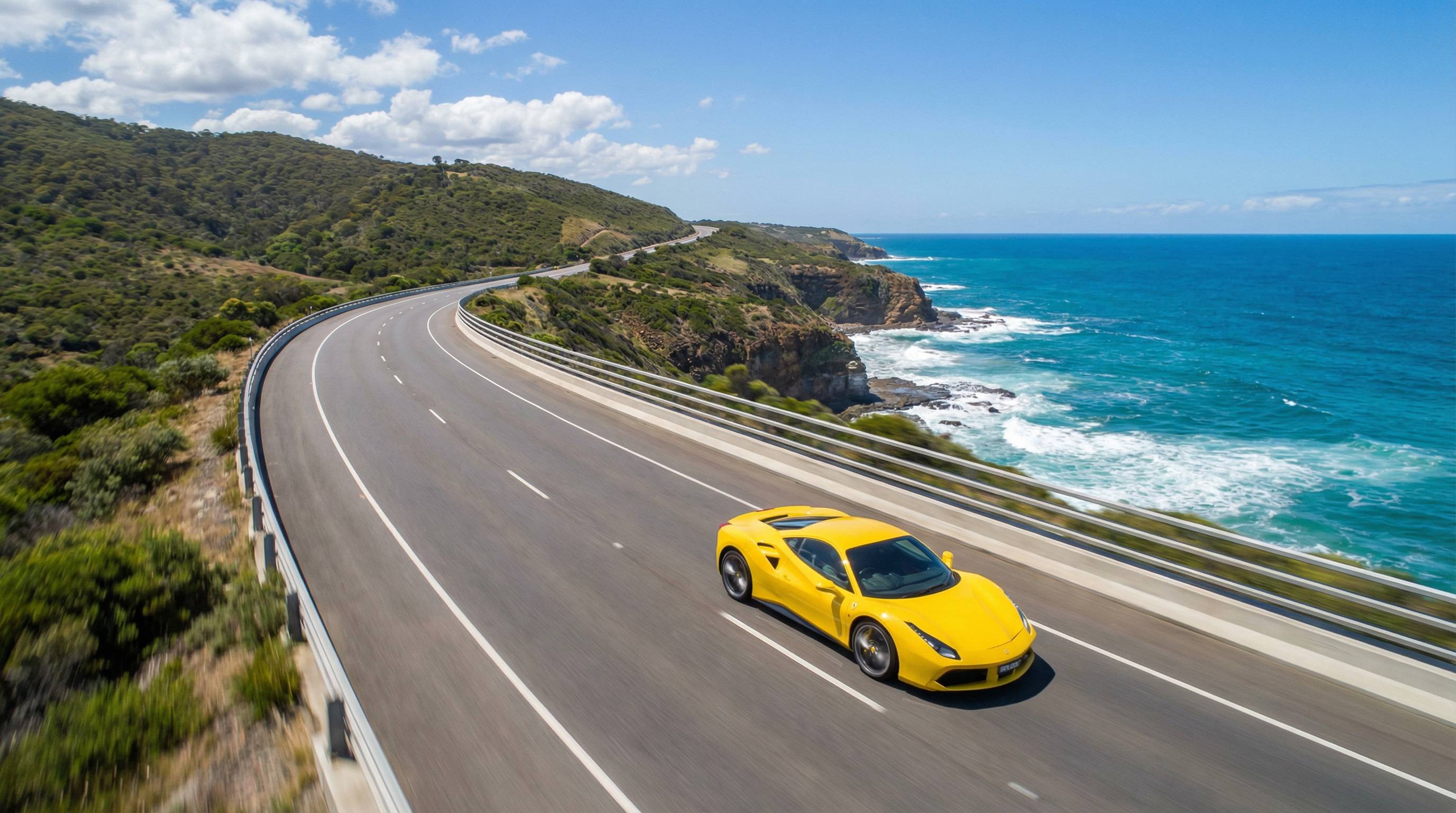 困困兔超跑海岸公路测评视频