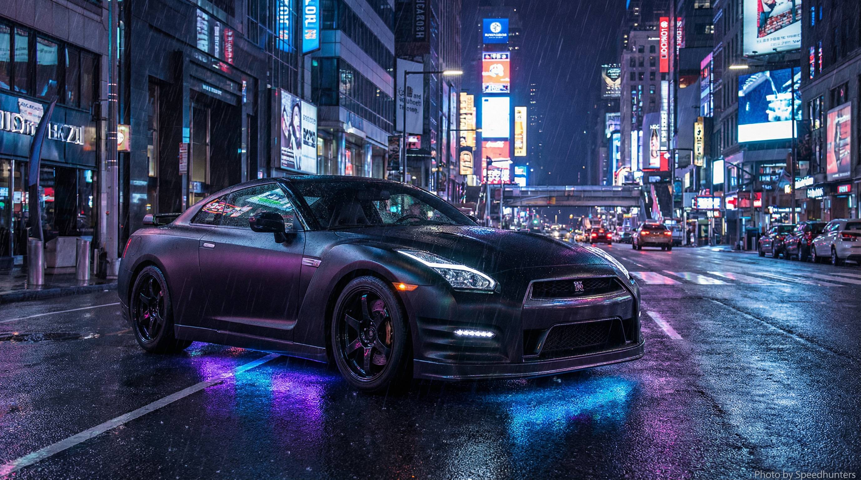 困困兔夜间改装车视频